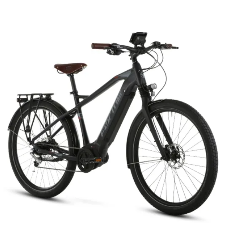Forme Repton Pro E Electric Hybrid Bike 2022 in Black Grey-6